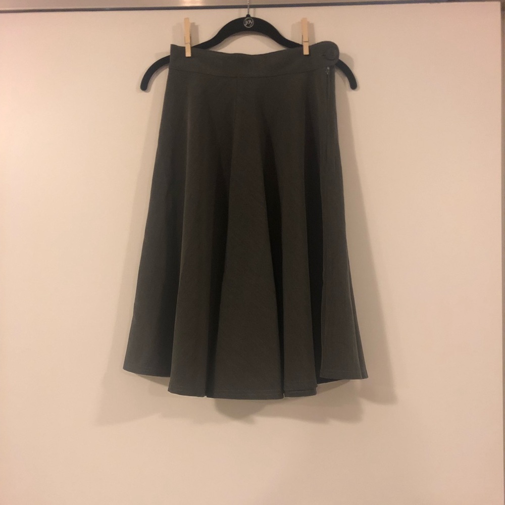 Dark gray skirt